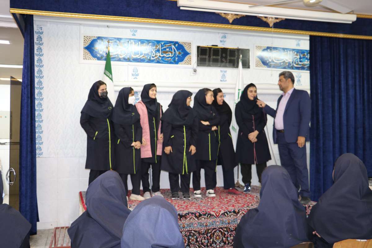 مراسم روز دانش آموز با حضور آقای قانع