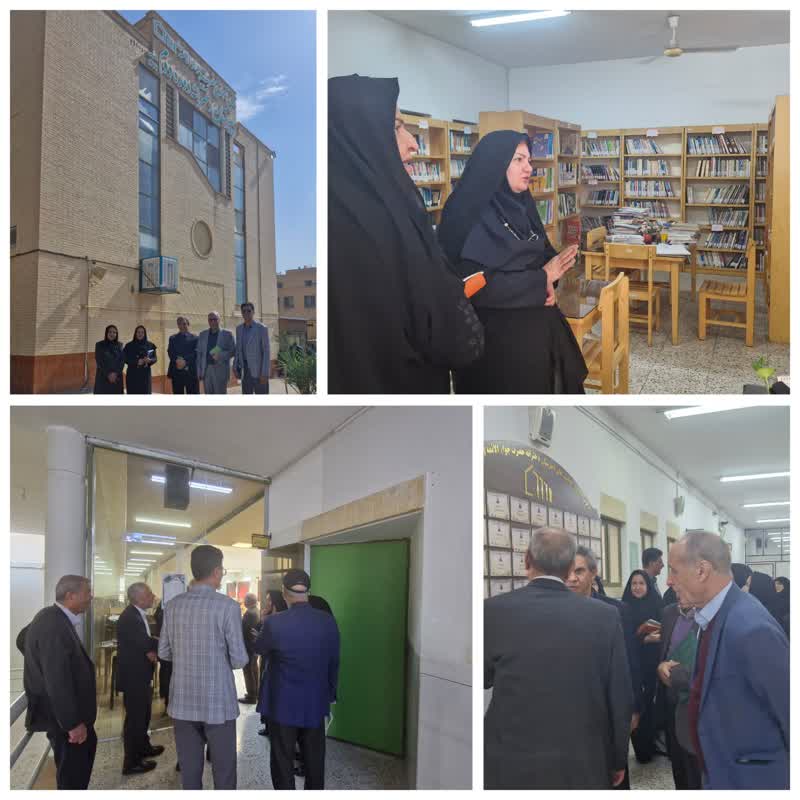 بازدید مسئولین مجتمع آموزشی امام صادق (ع) اصفهان از دبیرستان